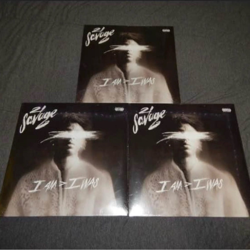 (1 PER PURCHASE) 21 Savage 'I Am > I Was' Vinyl Record